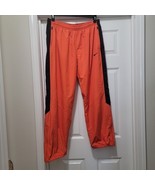 VTG Nike Storm Fit Track Pants Orange Color Ankle Zip Men&#39;s Sz M - €29,37 EUR