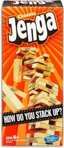 Hasbro Gaming Classic Game with Hardwood Blocks Stacking Tower Game for 1 or Mor - £29.20 GBP