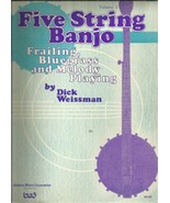 FIVE STRING BANJO Vol 2 Weissman / TEACH YOURSELF BLUEGRASS 48 PAGES SHI... - $9.99