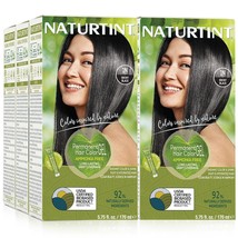 Naturtint Permanent Hair Color 1N Ebony Black (Pack of 6), - £88.33 GBP