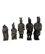 Terracotta Army Warriors Statues Set, Xian China Set of 5 - €20,26 EUR
