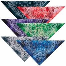 MPP Classic Tie Dye Soft Dog Bandana Great Everyday Stylish Choose Color 22&quot; x 2 - £9.79 GBP+