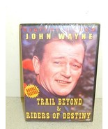 DVD- TRAIL BEYOND &amp; RIDERS OF DESTINY- JOHN WAYNE- NEW- L53 - £2.95 GBP