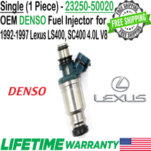 1Pc OEM Denso Fuel Injector For 1992, 93, 94, 95, 96, 1997 Lexus SC400 4.0L V8 - $59.39