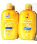 2 Johnson&#39;s Baby Moisture Wash Shea &amp; Coco Butter Enriched With Lotion - £27.32 GBP