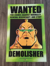 Signed Marvel Comics SLAM-GIRL The Demolisher Nycc 2022 Poster 1st Appearance - £232.54 GBP