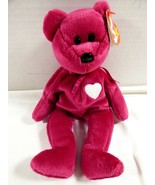 1998 TY Beanie Baby original collection Valentina Bear P.E. Pellets Beanie - £118.43 GBP