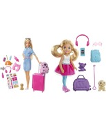 Barbie Traveler Doll - Travel Set with Pink Suitcase and Dog + Chelsea L... - $269.00