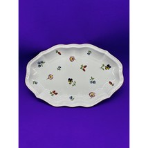 Villeroy &amp; Boch Petite Fleur 9 1/2&quot; in Relish Dish Gravy Underplate Pickle Plate - £23.08 GBP