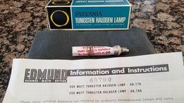 Sylvania Tungsten Halogen Lamp 150Q-CL 250W 120V 2000HR New - $4.99
