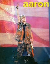 Aaron Carter - singer - 11" x 8" Teen Magazine Pinup Mini Poster Clippin... - $5.94