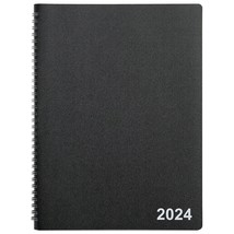 2024 Staples 8&quot; x 11&quot; Monthly Planner Black (TR52184-24) ST52184-24 - £22.48 GBP