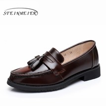 Women ox Spring shoes leather loafers for woman sneakers female oxs ladies singl - £62.49 GBP