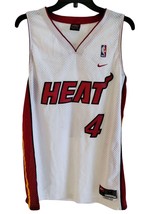 Miami Heat Nike Caron Butler Vintage Jersey Men’s M White/Red Stitched Sewn - $794.00 MXN