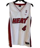 Miami Heat Nike Caron Butler Vintage Jersey Men’s M White/Red Stitched Sewn - €36,52 EUR