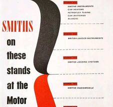 1954 Smiths Earls Court Motor Show Advertisement Autocar Automobilia DWP... - $248.30 MXN 1954 Smiths Earls Court Motor Show Advertisement Autocar Automobilia DWP... - $248.30 MXN
