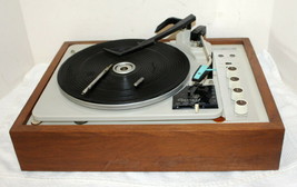KLH model Eleven 11 Mid Century Modern Stereo Amp w/ Garrard Turntable ~ As-Is - £155.65 GBP