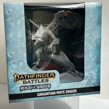 Gargantuan White Dragon - Reign of Winter Pathfinder Battles D&amp;D Wizkids NIB - £38.24 GBP