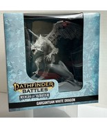 Gargantuan White Dragon - Reign of Winter Pathfinder Battles D&amp;D Wizkids... - £36.06 GBP