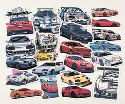 21pc Toyota MK4 Supra Vinyl Stickers for JDM drift legend fan - £6.18 GBP