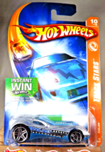 2006 Hot Wheels #120 Track Stars 10/12 CUL8R Silver w/Chrome Pr5 Spokes &#39;07 Card - £6.68 GBP