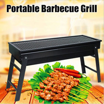 Portable Bbq Barbecue Grill Folding Mini Stove For Outdoor Cooking Camping - £37.95 GBP