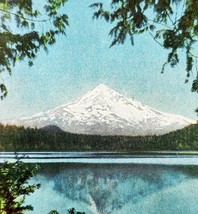 Mount Hood Lost Lake Oregon Postcard Pacific Northwest c1940-50s DWS5D - $19.99
