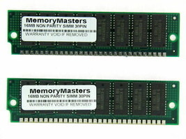 32MB 2X16MB Fpm NON-PARITY 30-PIN 5V 16X8 For Sound Blaster AWE32 CT3670 - £24.91 GBP