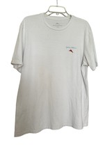 Tommy Bahama Mens Tshirt White Large Time To Reflect Short Sleeve Pullover Tee - $18.81