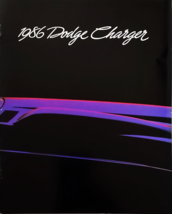 1986 Dodge CHARGER brochure catalog US 86 Omni 024 SHELBY 2.2 - £6.27 GBP