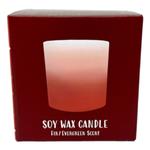 Culture Fly Soy Wax Candle Fir/Evergreen Red NEW - £11.26 GBP