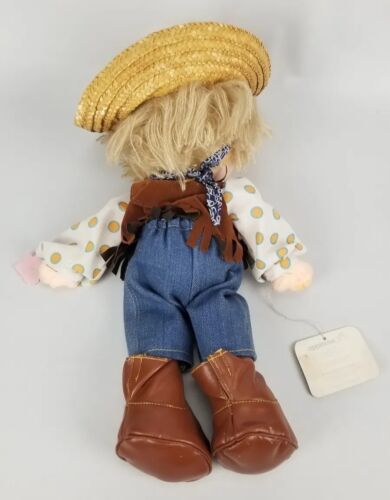 Precious Moments Mickey Applause Cowboy Plush Stuffed Doll Vtg 1985 No Guitar  - £10.28 GBP