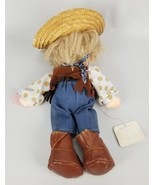 Precious Moments Mickey Applause Cowboy Plush Stuffed Doll Vtg 1985 No G... - £10.90 GBP