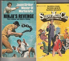 2 uncommon Kung Fu novels &#39;70s Piers Anthony + movie tie-in - £19.59 GBP
