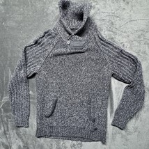 J.B. Holt Men&#39;s XL Gray &amp;Black Sweater Cable Knit - $68.21 CAD