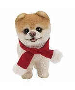 Pacific Giftware PT Short Hair Boo Dog with Red Christmas Scarf Decorati... - £22.71 GBP