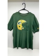 Green Bay Packers Shirt Mens XL Football NFL Team Apparel Short Sleeve Tee - £11.68 GBP