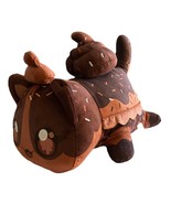 APHMAU MEEMEOWS CHOCOLATE ICE CREAM CAT 11&quot; CAT  PLUSH RARE Clean Condition - $12.12