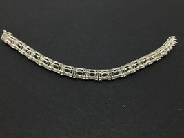 Silber Semi Halterung Silber Armband 4 X 6 MM Oval Armband Rohlinge - £44.86 GBP