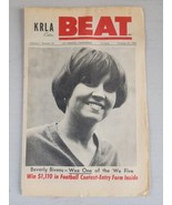 KRLA BEAT NEWSPAPER VOL 1 No 32 October 23, 1965 Beverly Bivens-Wee One ... - $20.34