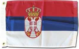 Serbia - 12&quot;X18&quot; Nylon Flag (State) - £20.14 GBP