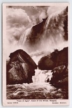 Rock Of Ages Cave Of The Winds Niagara Falls RPPC Postcard A45 - £4.67 GBP