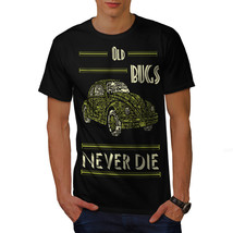 Old Bug Never Die VW Car Shirt  Men T-shirt - £10.41 GBP