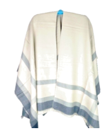 Siizu Women&#39;s Blue Poncho Wrap NWT - $37.62