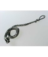 STERLING SILVER Vintage SNAKE PENDANT - $45.00