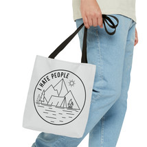 I Hate People Tote Bag: Hilarious Illustration for Camping Enthusiasts - $21.63+