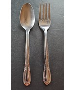 Chapel Hill Stainless by INTERNATIONAL SILVER Tea Spoon and Salad Fork F... - £11.66 GBP