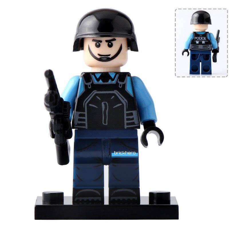 Special Duties Unit Soldier Hong Kong Military Lego Minifigure Brick Toys Gift