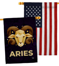 Aries House Flags Pack Zodiac 28 X40 Double-Sided Banner - £41.54 GBP