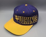 Vintage Drew Pearson Minnesota Vikings SnapBack Hat 90s  - £75.32 GBP